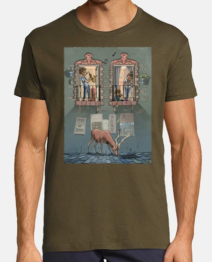 T-shirt stai a casa