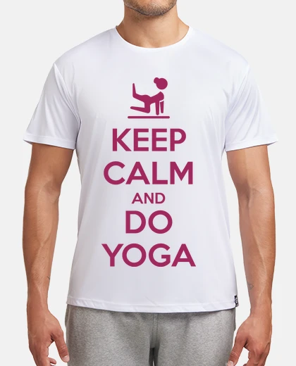 T-shirt stai calmo e fai yoga