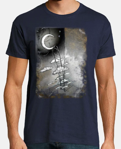 T-shirt Staircase to the moon boy