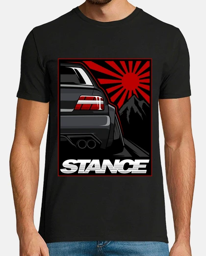 T-shirt stance jdm tuning bmw giappone