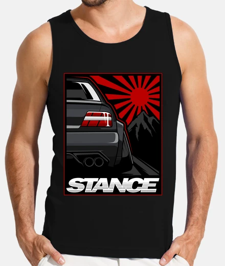 T-shirt stance jdm tuning bmw giappone