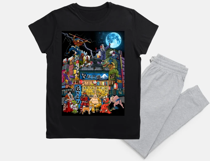 Pyjama stand de nourriture japonaise