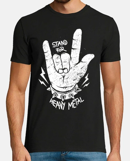 T-shirt stand per metalli pesanti