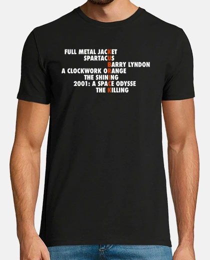 Camiseta Stanley Kubrick películas