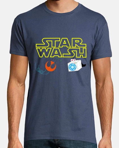 T-shirt star di lavaggio