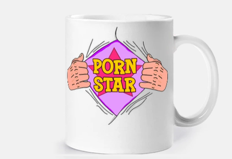 Mug star du porno drôle coquin humour adult