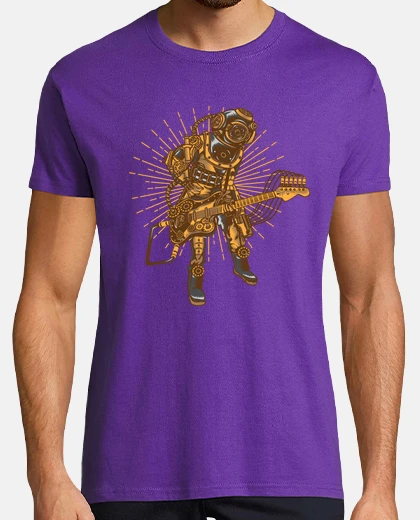 Tee-shirt star du rock steam punk