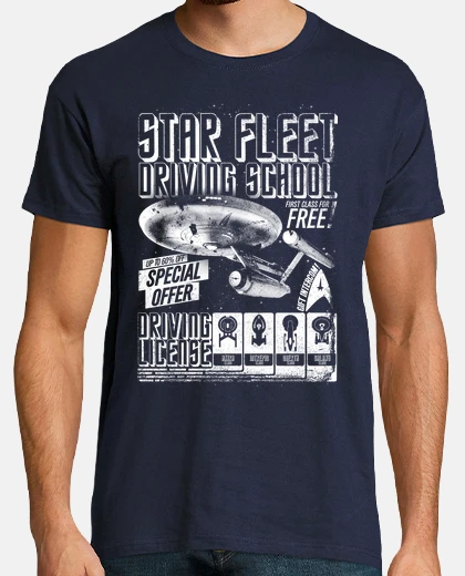 Playera Star Fleet driving school - Star Trek