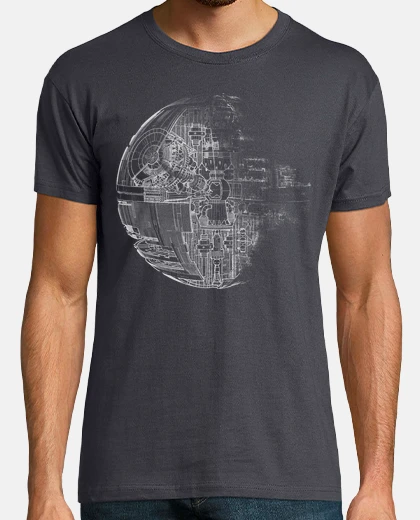 T-shirt star gray death
