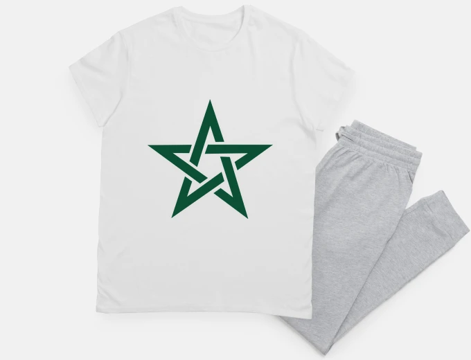 Pyjama star pentagon personalized gift