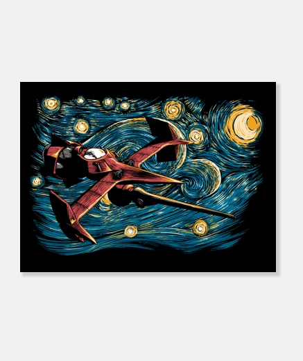Wall starry cowboy