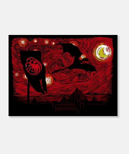 Lienzo Starry Dragon