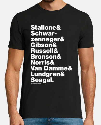 Tee-shirt Stars d39action des années 80