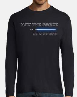 StarWars, May the force be with you, Hombre, manga corta, algodón, calidad extra