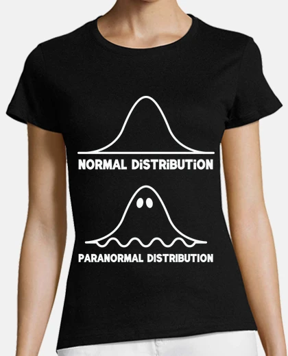 Tee-shirt statistique statisticien courbe de gauss humour sarcasme 