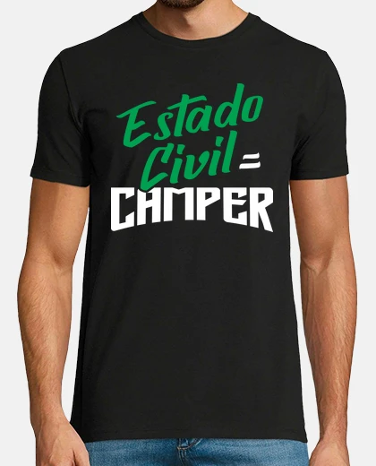 T-shirt stato civile camper regalo