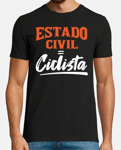 T-shirt stato civile ciclista regalo