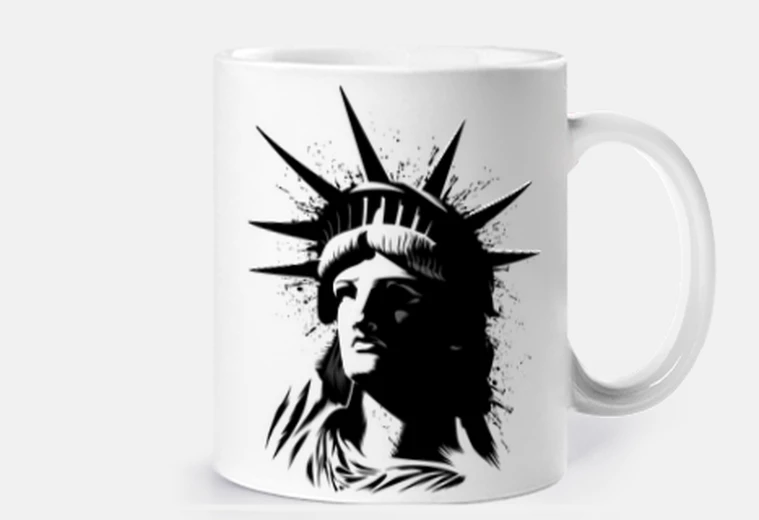 Tazza statua della libertà