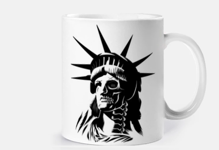 Tazza statua di guerra