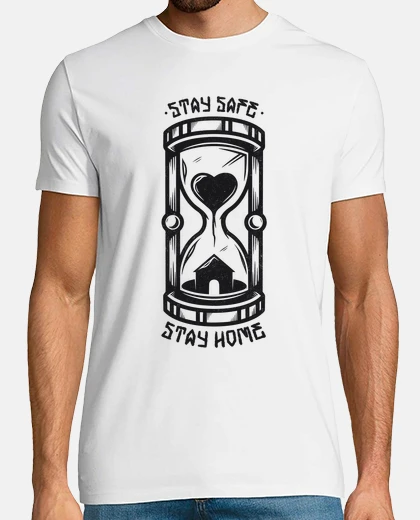 Camiseta Stay At Home Hourglass Tattoo