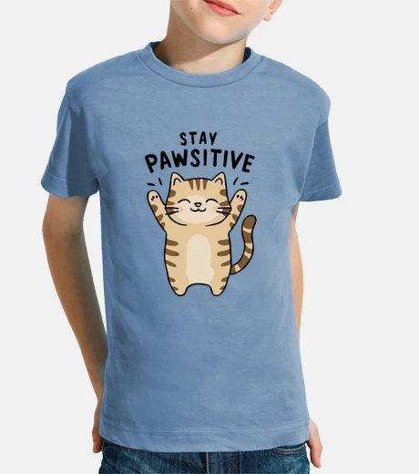 Vêtements stay positive pawsitive chat