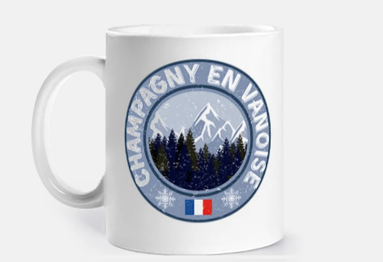 Tazza stazione sciistica di champagny en vano