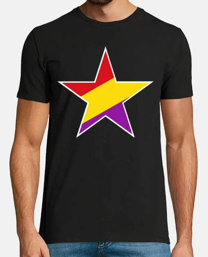 T-shirt stella repubblicano bianca