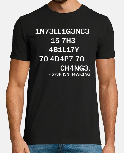 T-shirt stephen hawking b