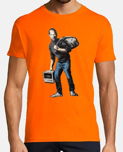 Camiseta Steve Jobs inmigrante de Banksy