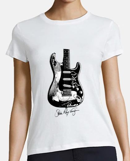 T-shirt stevie ray vaughan - chitarra-blues-roc
