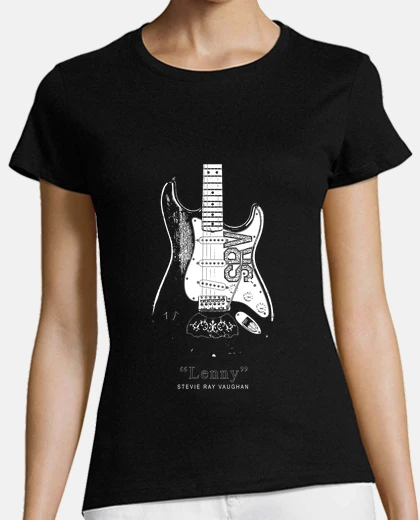 T-shirt stevie ray vaughan - chitarra lenny - blues-rock-legend