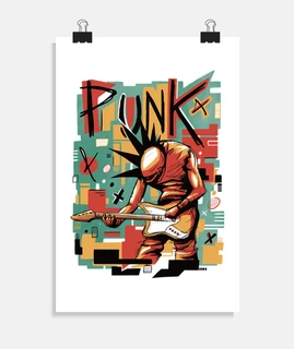 stile astratto di musica punk