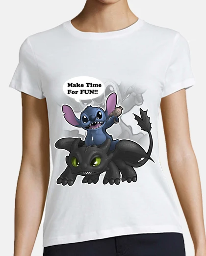 T-shirt stitch and toothless