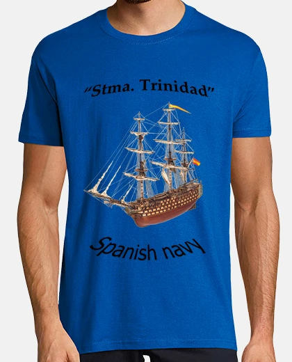 Camiseta "Stma. Trinidad" - (Spanish navy) / Azul