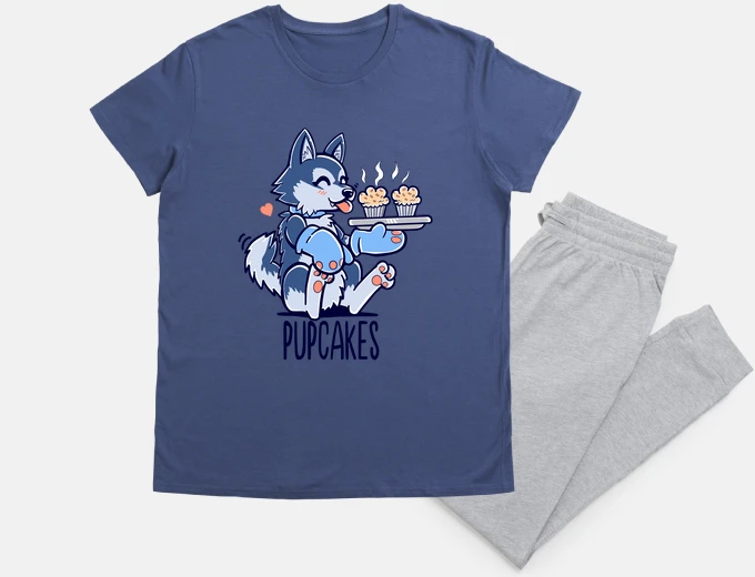 Pigiama sto facendo pupcakes