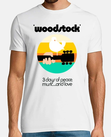 T-shirt Stock di wood 1969 orange / verde