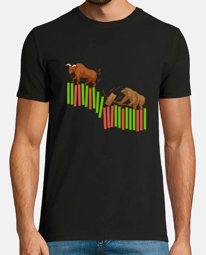 T-shirt stock market trader bull vs bear trading