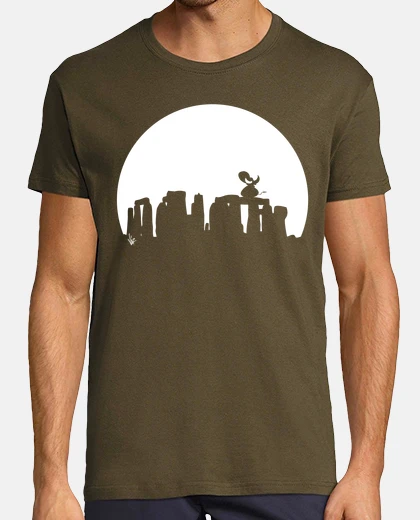 Tee-shirt stonehenge amour lune taureau