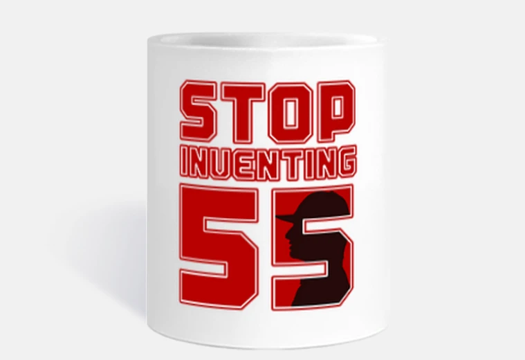Taza STOP INVENTING