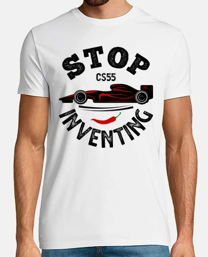Camiseta STOP INVENTING CARLOS SAINZ F1
