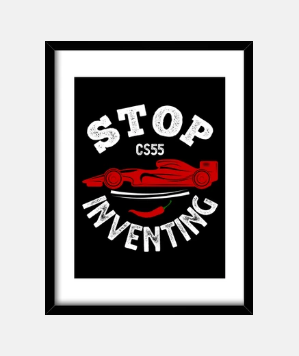 Framed stop inventing carlos sainz f1