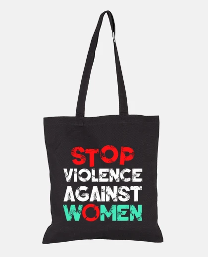 Bag stop violence against women practical handbag student activist tote