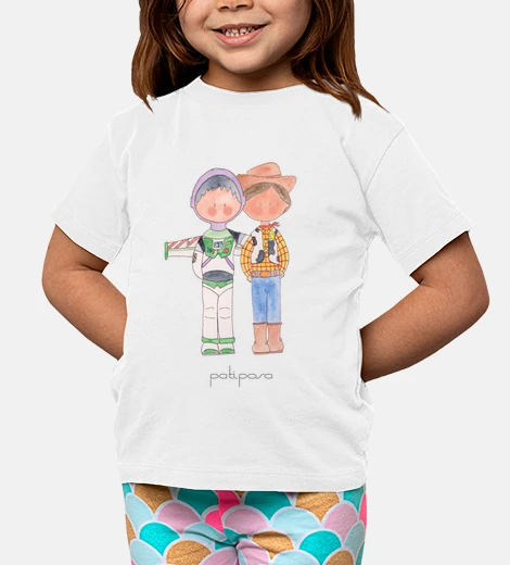 Abbigliamento storia del giocattolo. t-shirt bambino manica corta
