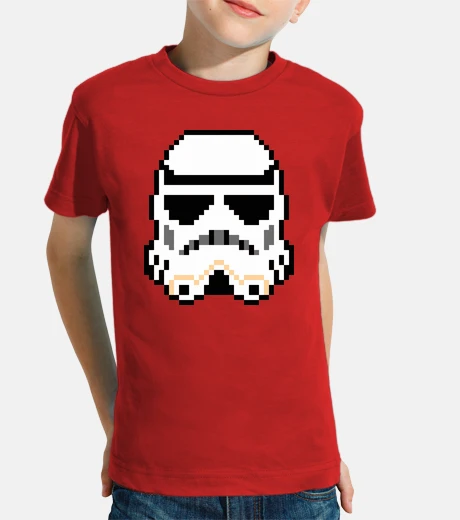 Ropa Stormtrooper 8bit (Camiseta Niño)