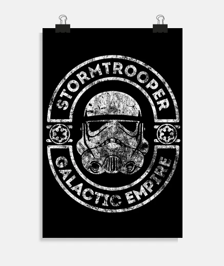 Poster Stormtrooper rétro