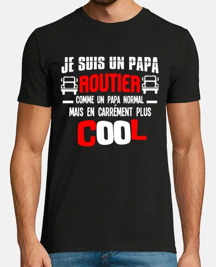 T-shirt strada trasporto merci