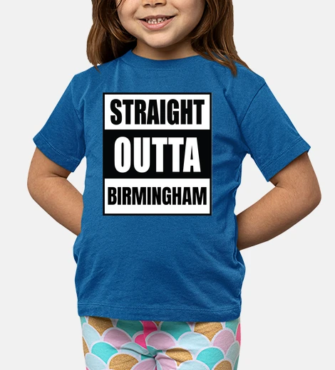 Kids straight outta birmingham kids t-shirt