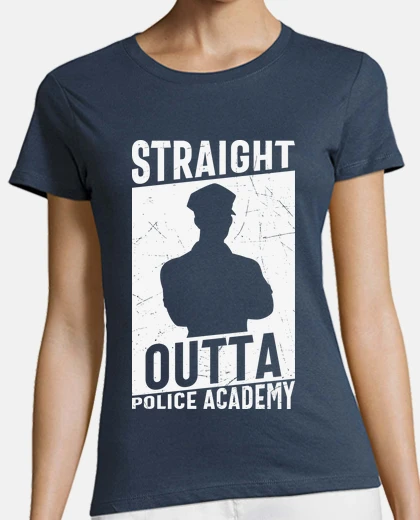 Tee-shirt straight outta police academy