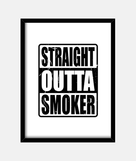 Framed straight outta smoker pitmaster meat