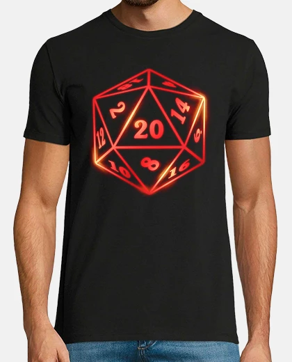 T-shirt Stranger Dice: rosso